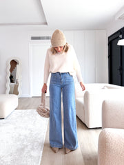 Jeans wide doble bolsillo