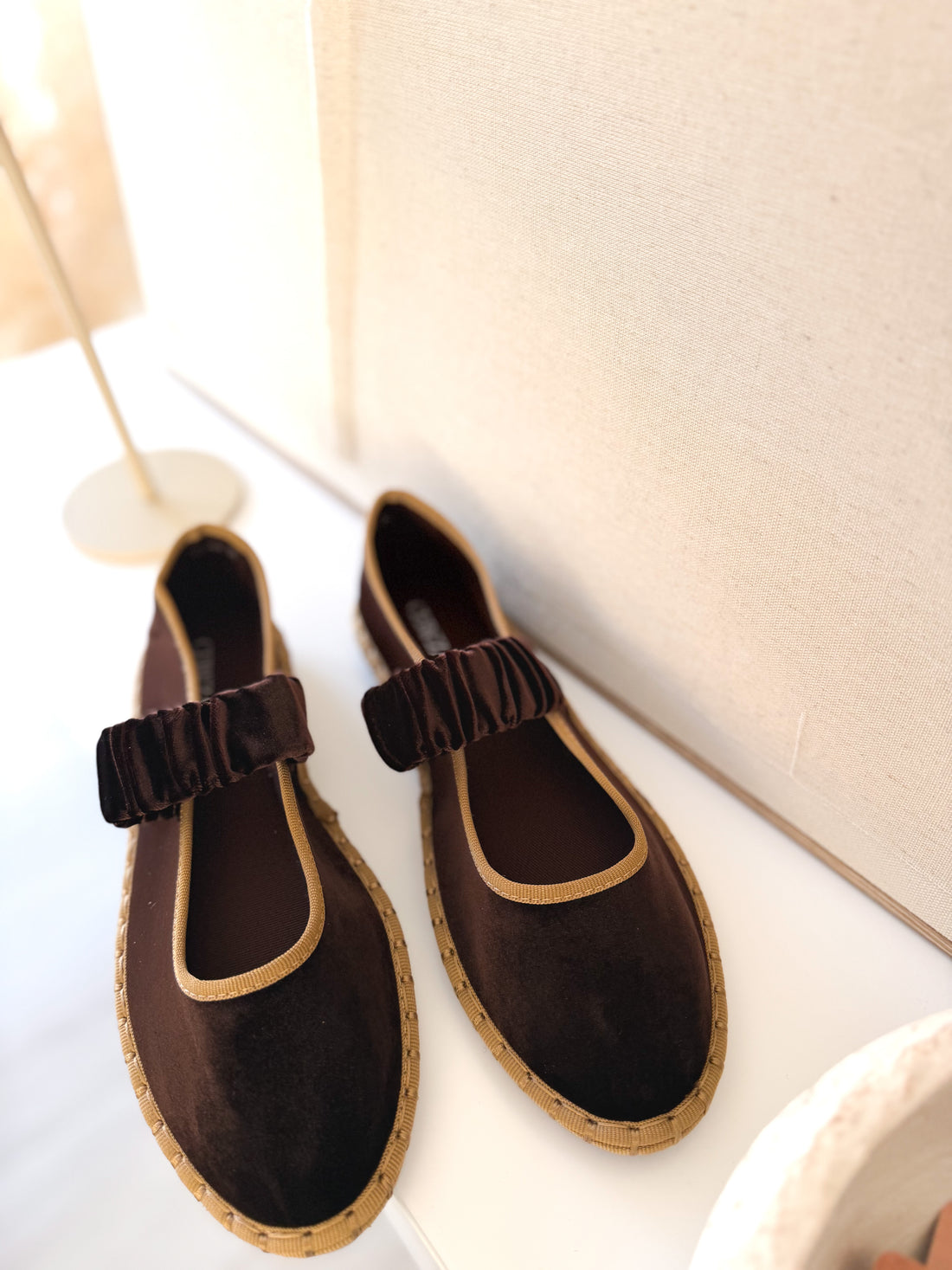 Bailarinas VELVET marrón