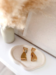 Pendientes doble textura