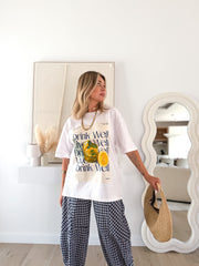 Camiseta Drink oversize