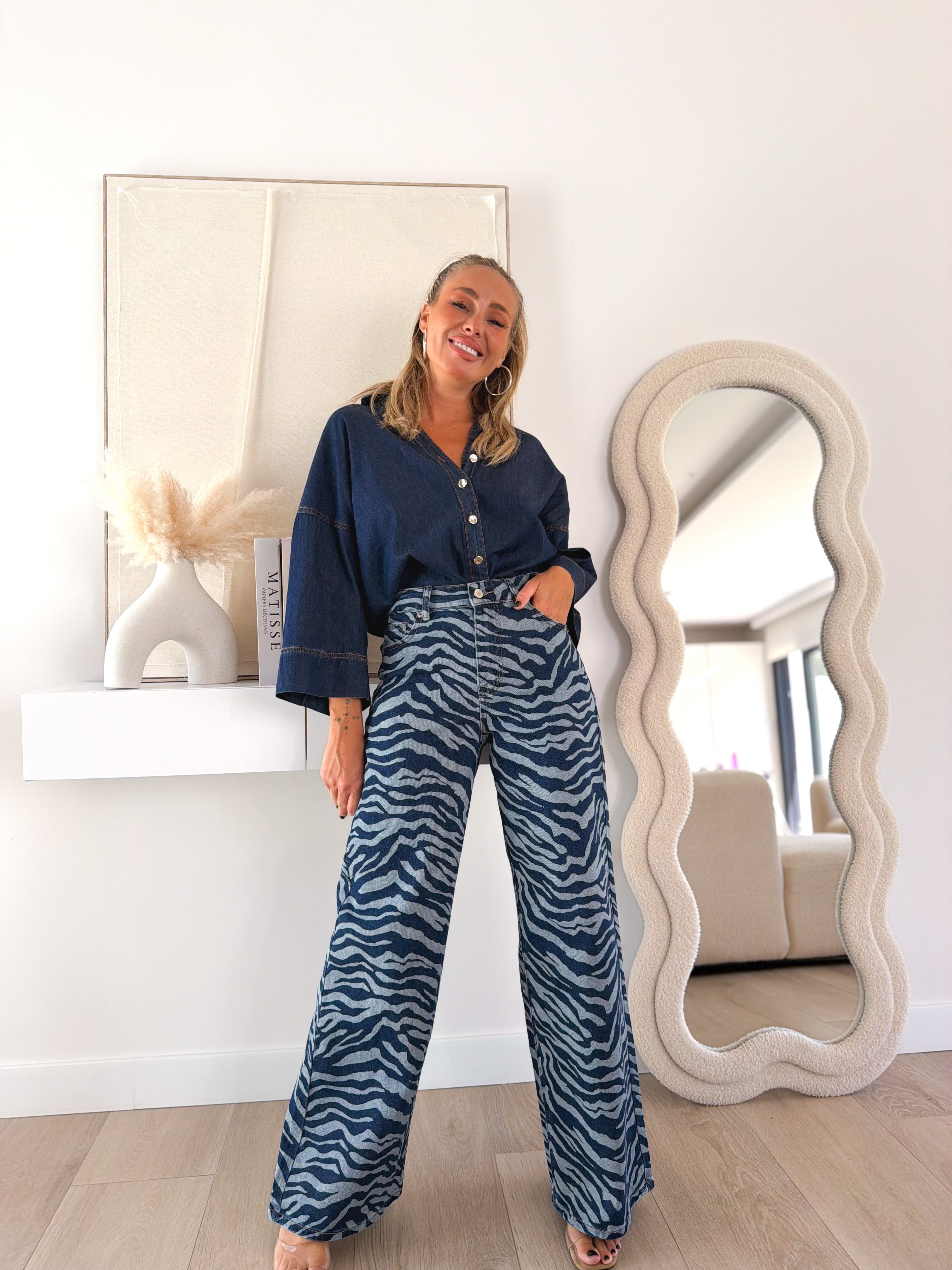 Denim cebra