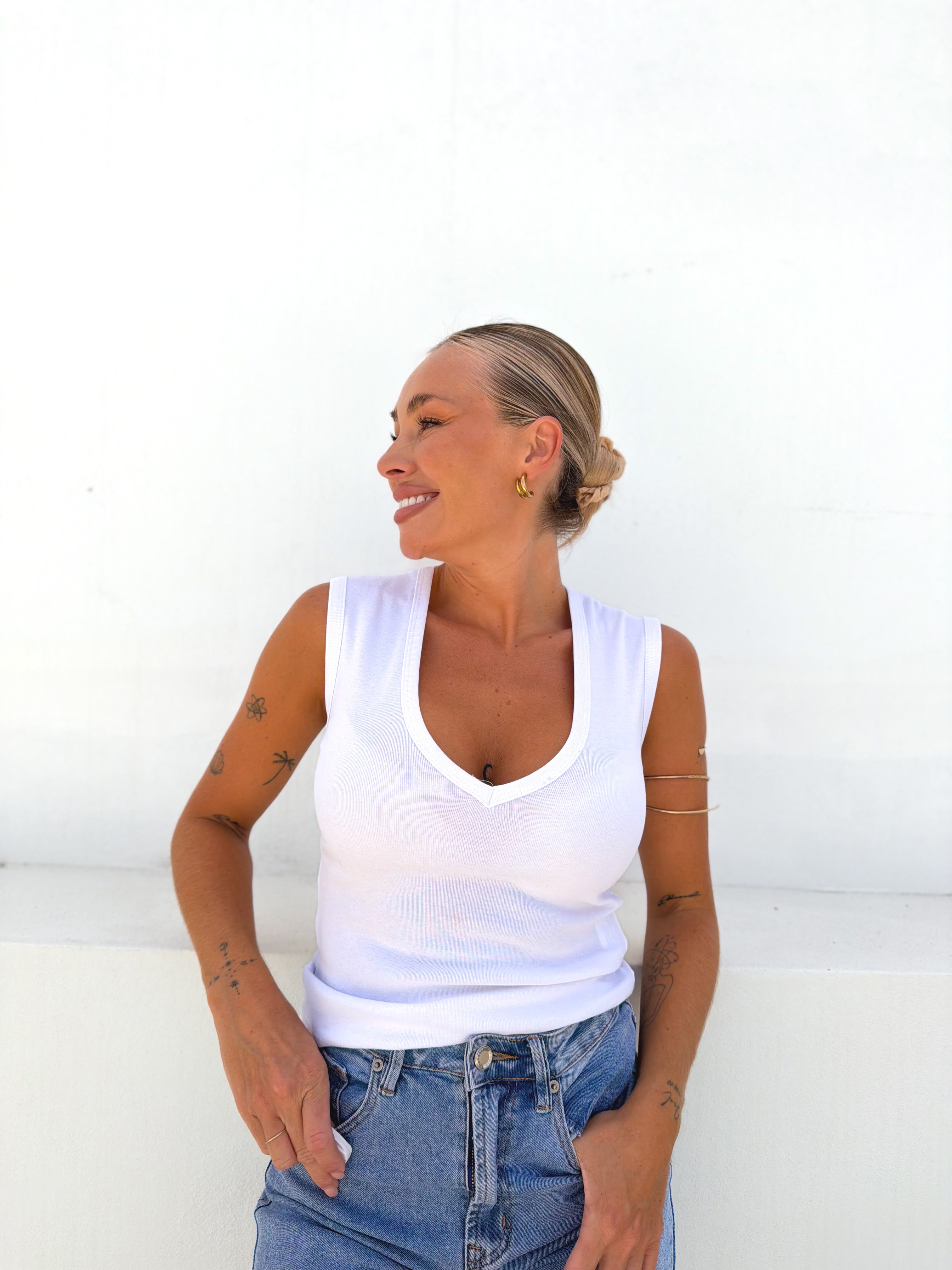 Camiseta sisa blanca