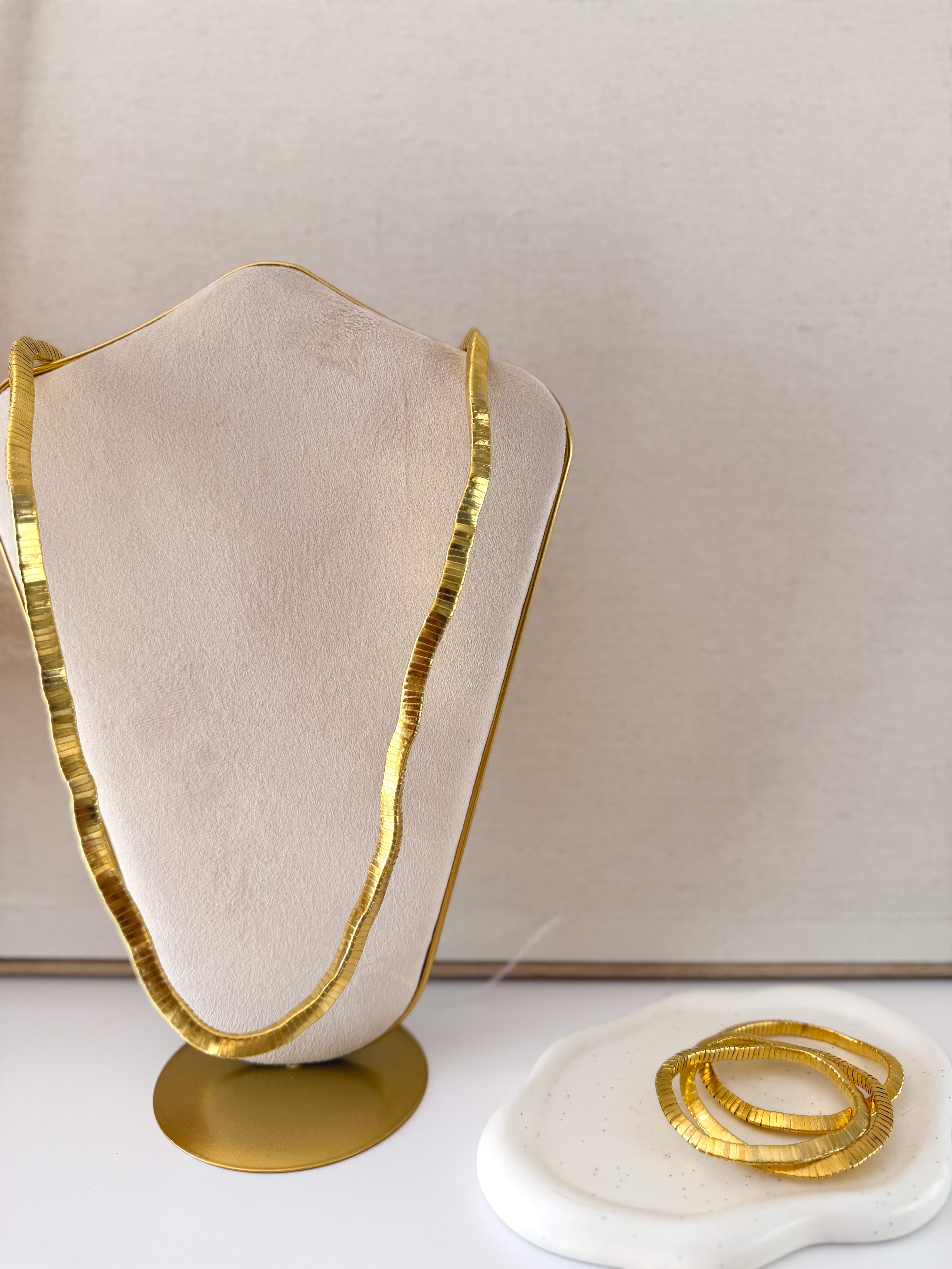 Colgante flexible oro