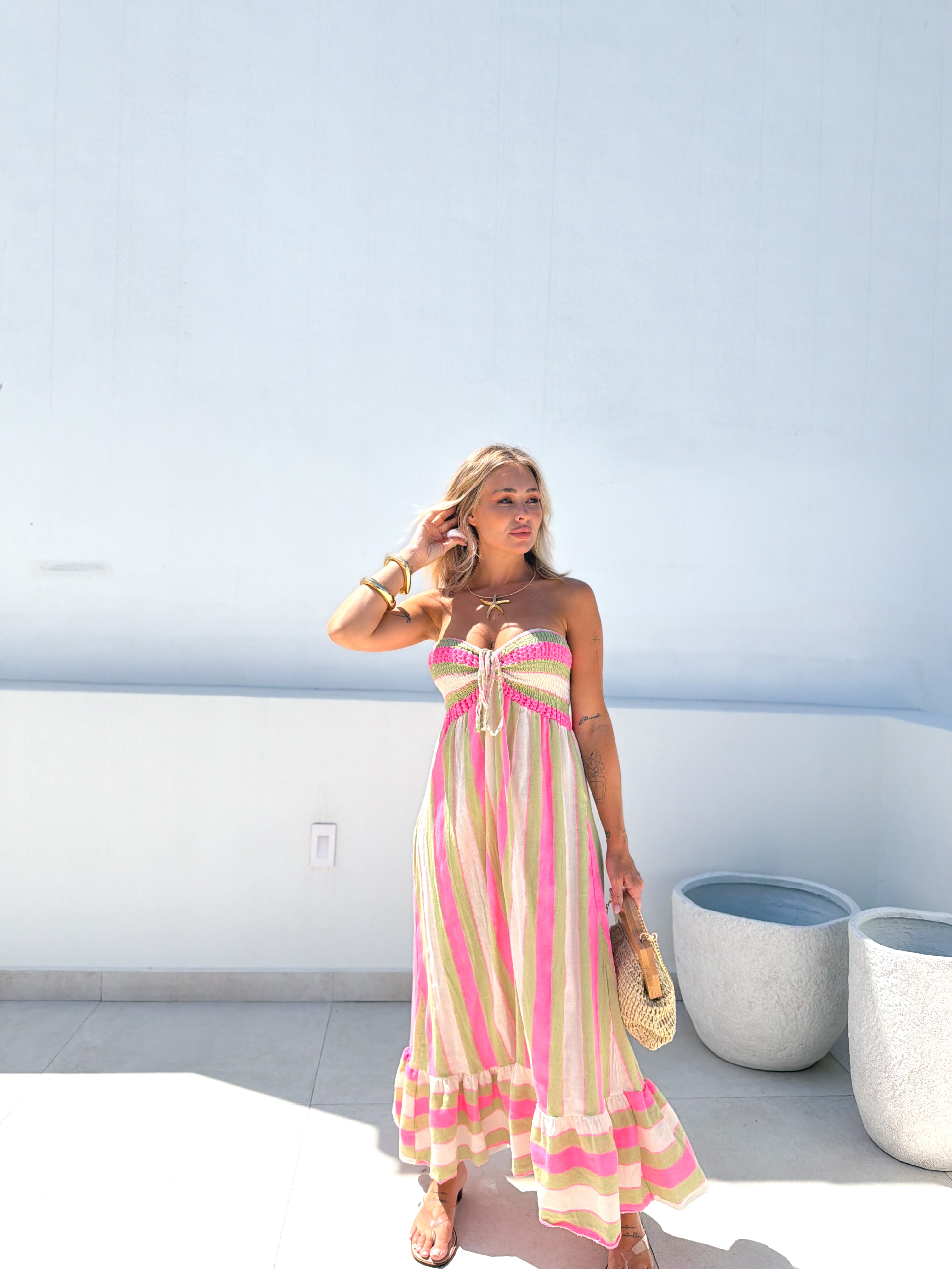 Vestido Menorca lima
