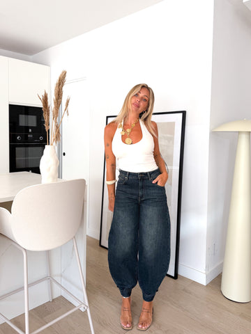 Denim bombacho