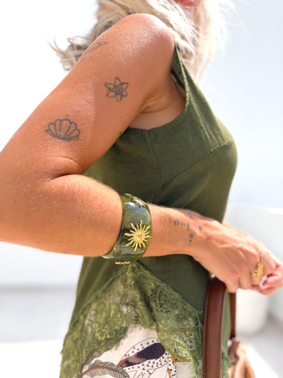 Pulsera Sol verde
