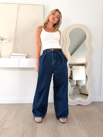 Denim detalles pinzas