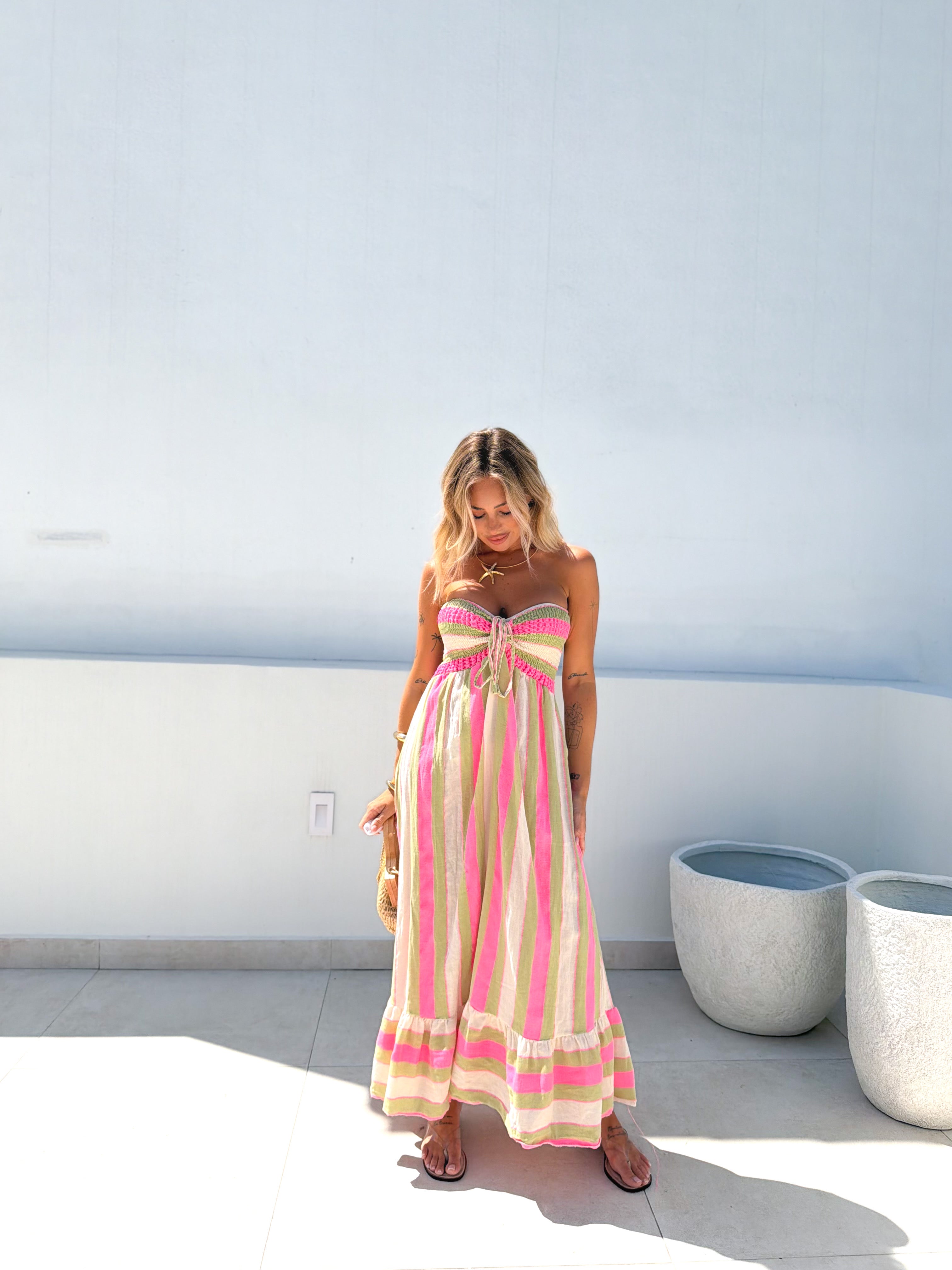 Vestido Menorca lima