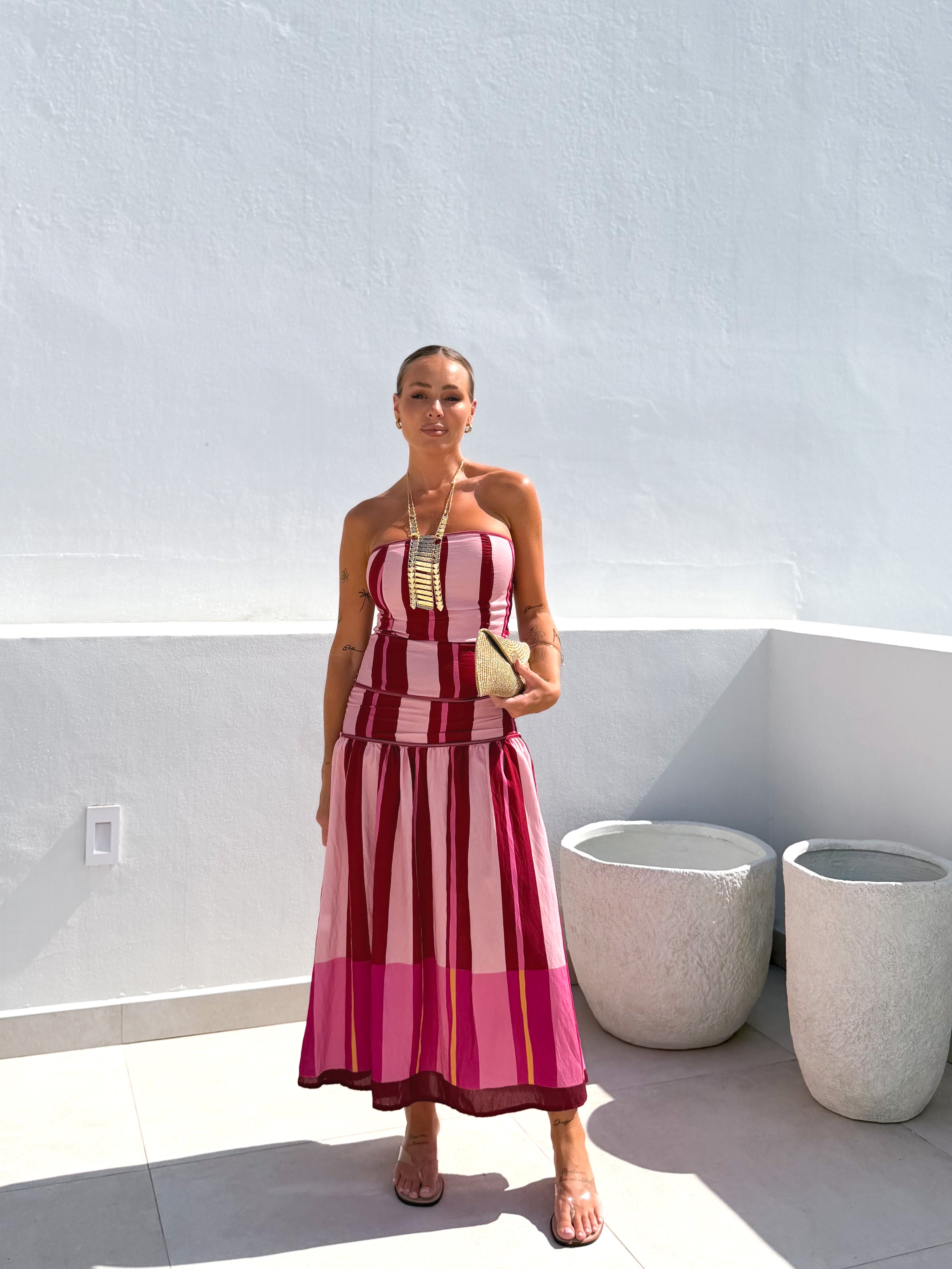 Vestido Nusa rayas