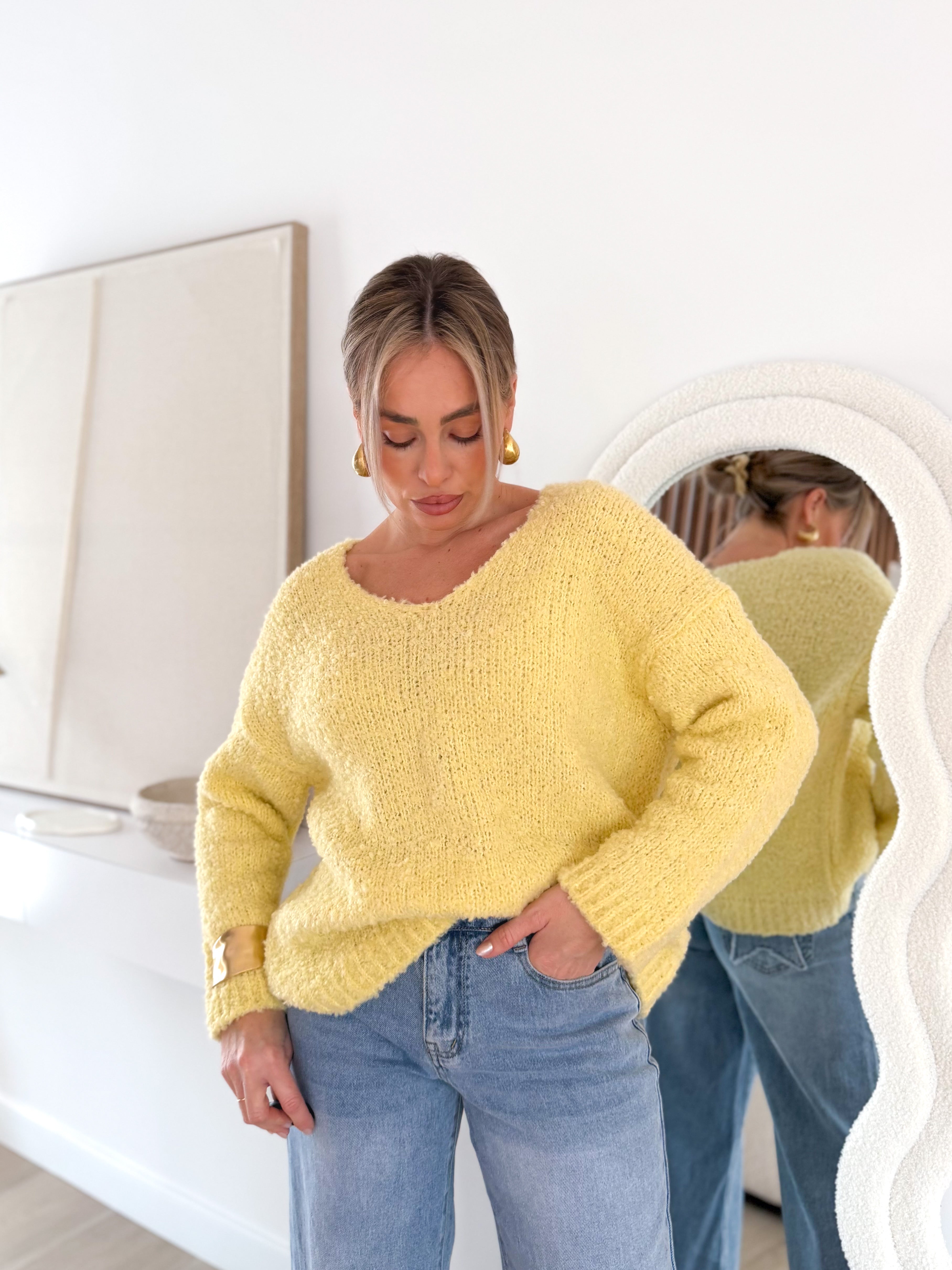 Jersey hilado amarillo