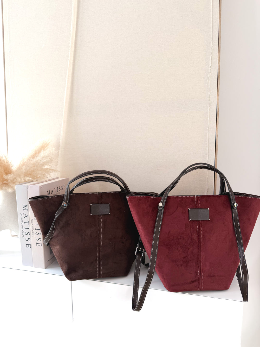 Bolso mano ante