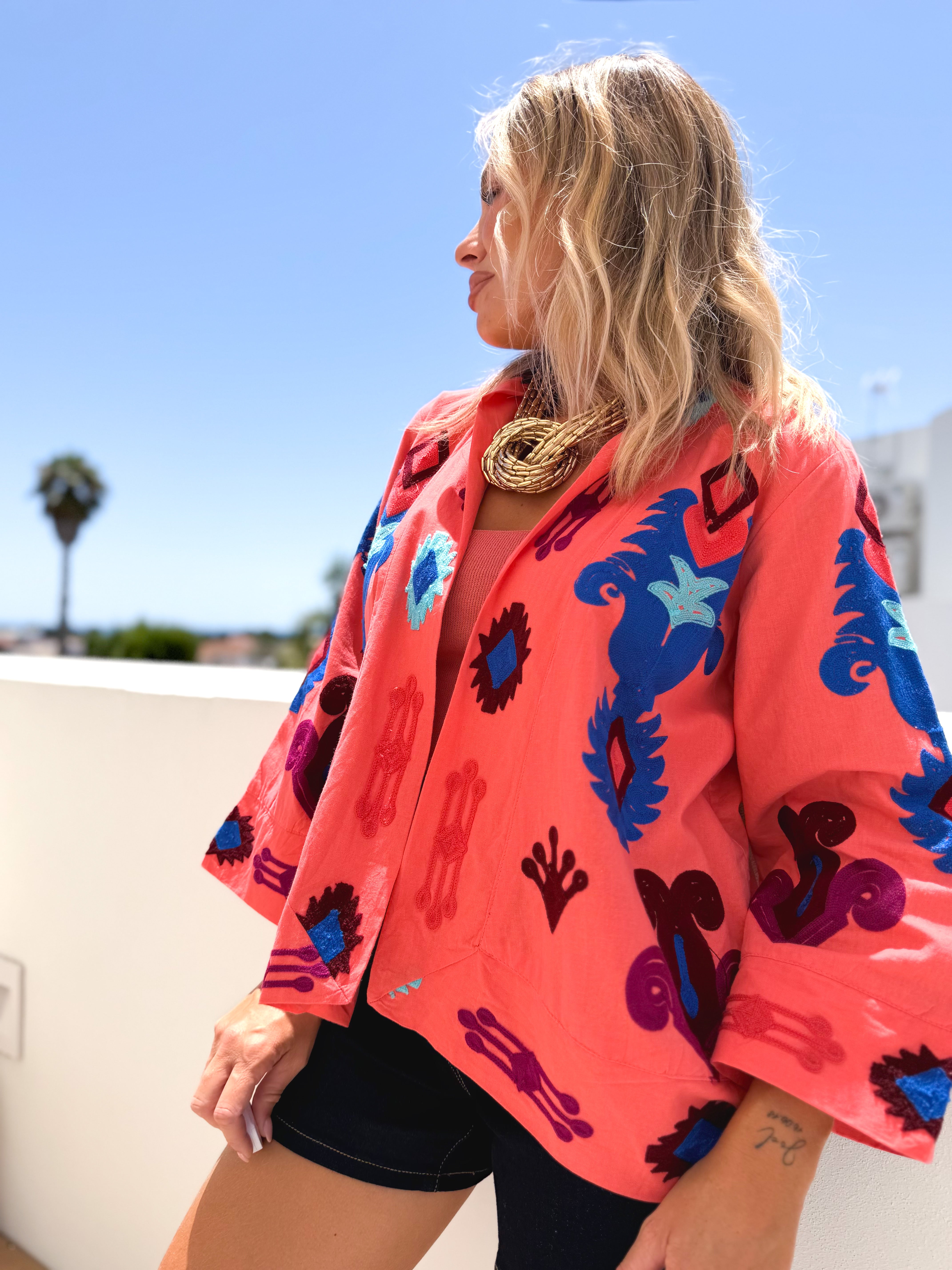 Chaqueta MAMBESA Coral