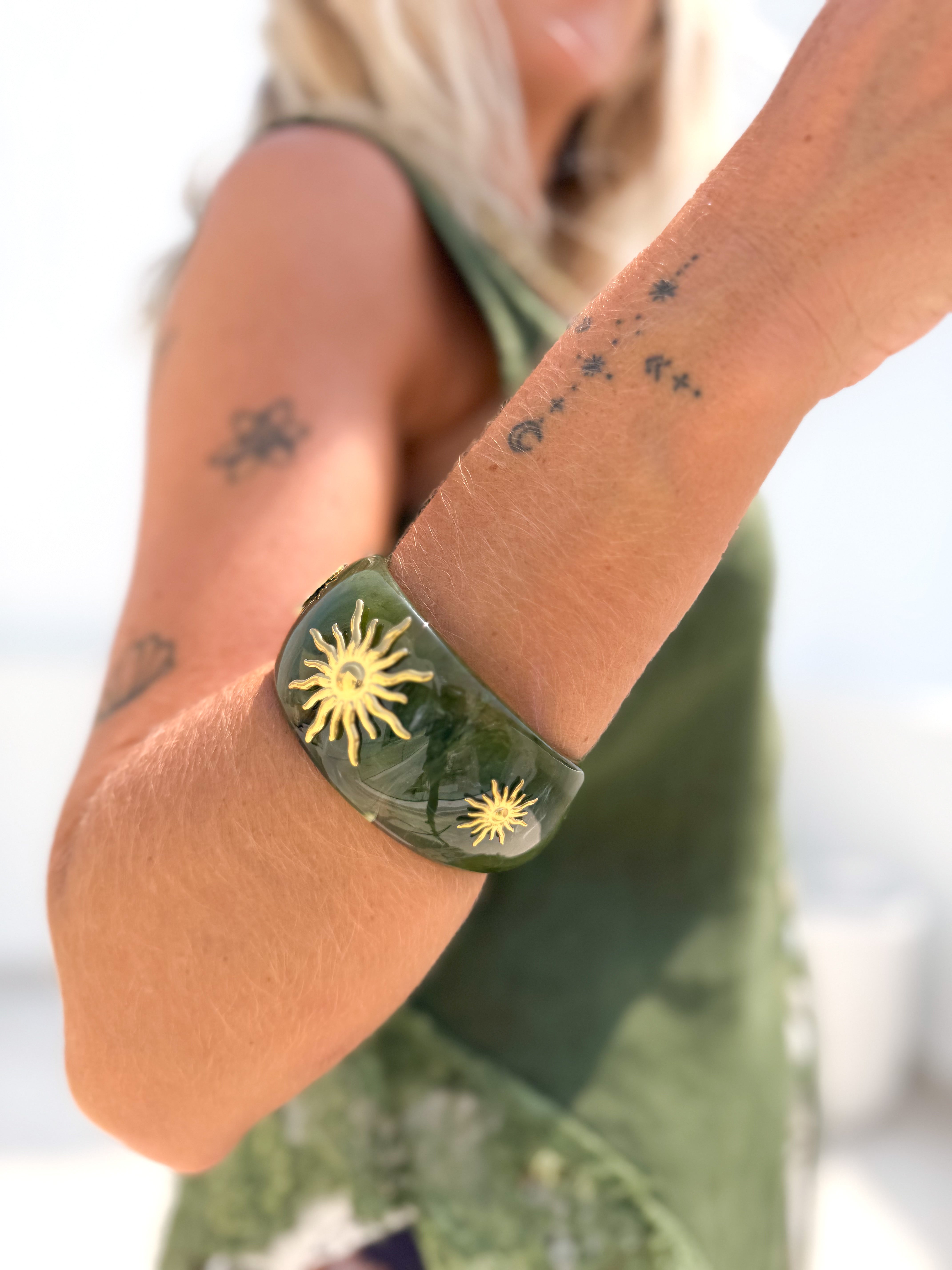 Pulsera Sol verde