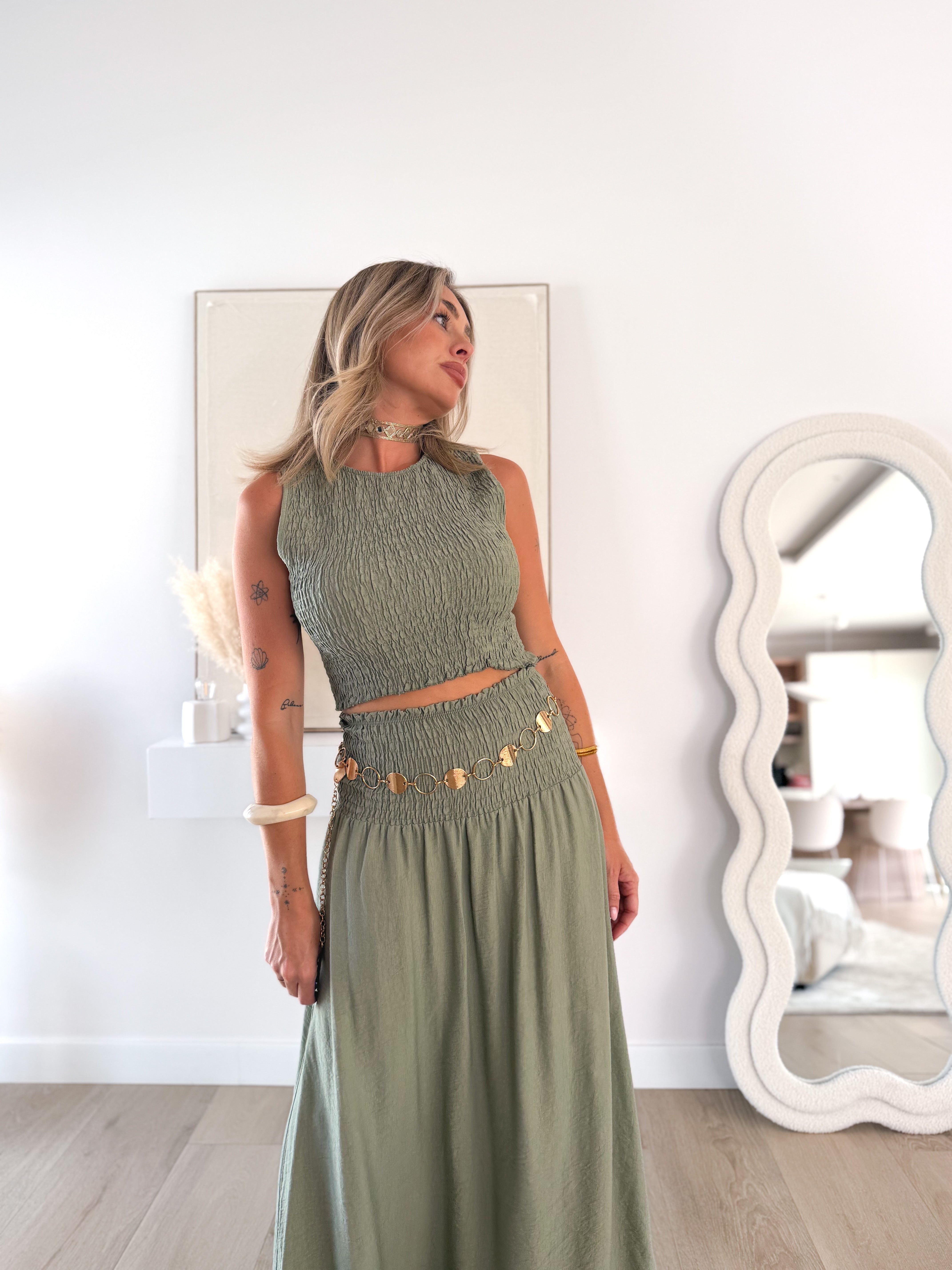 Conjunto Mayda verde