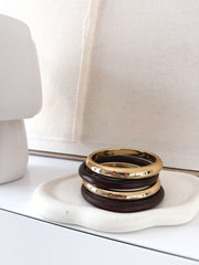 Pack pulseras Oro/Choco