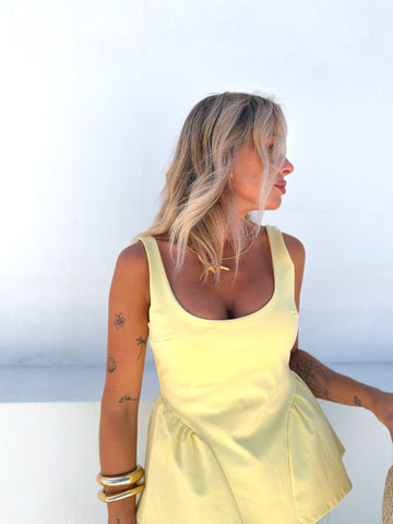 Top peplum Amarillo