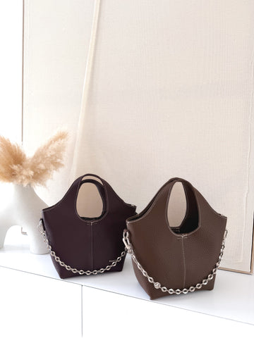 Bolso Shopper mini oval