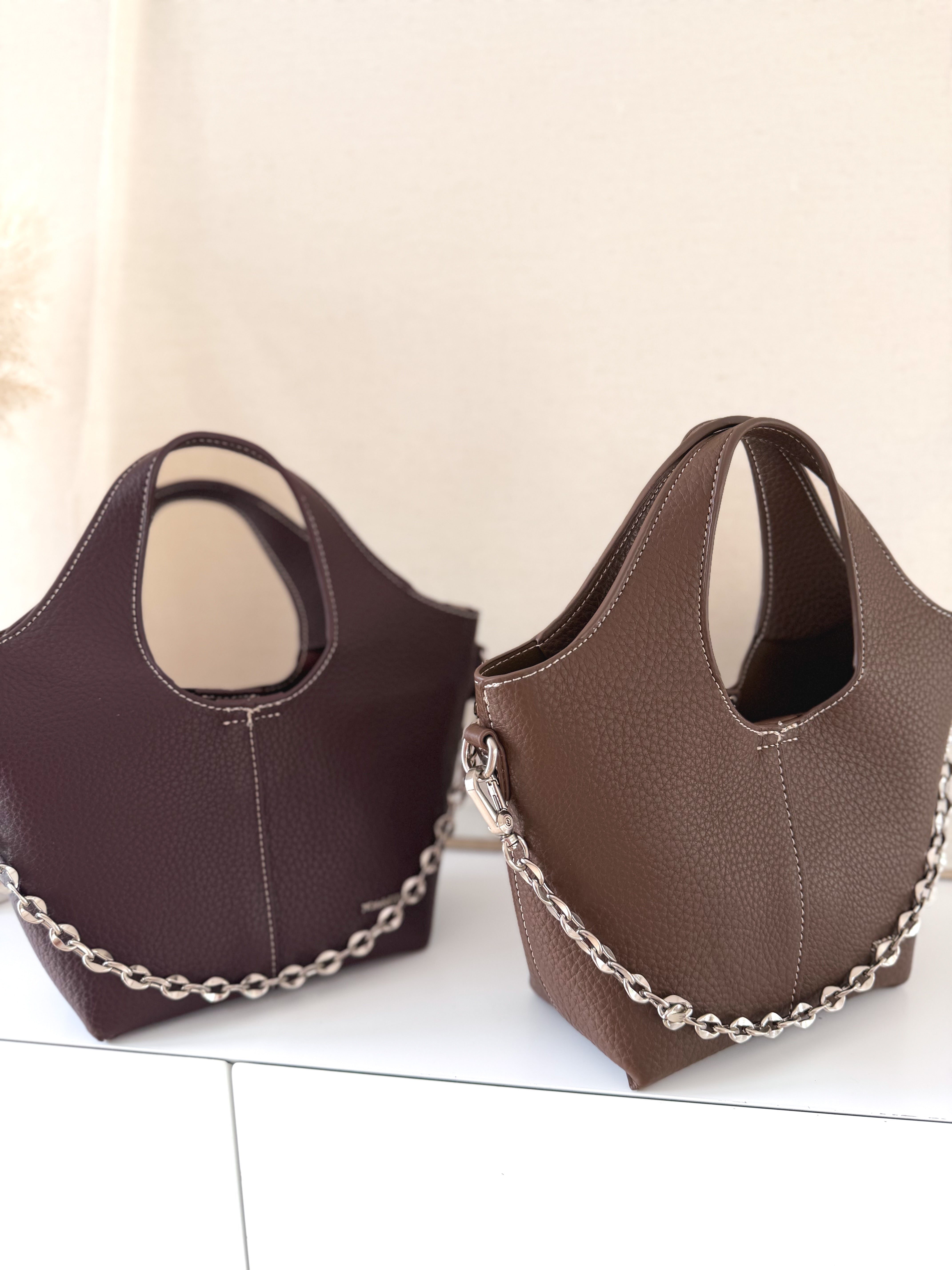 Bolso Shopper mini oval