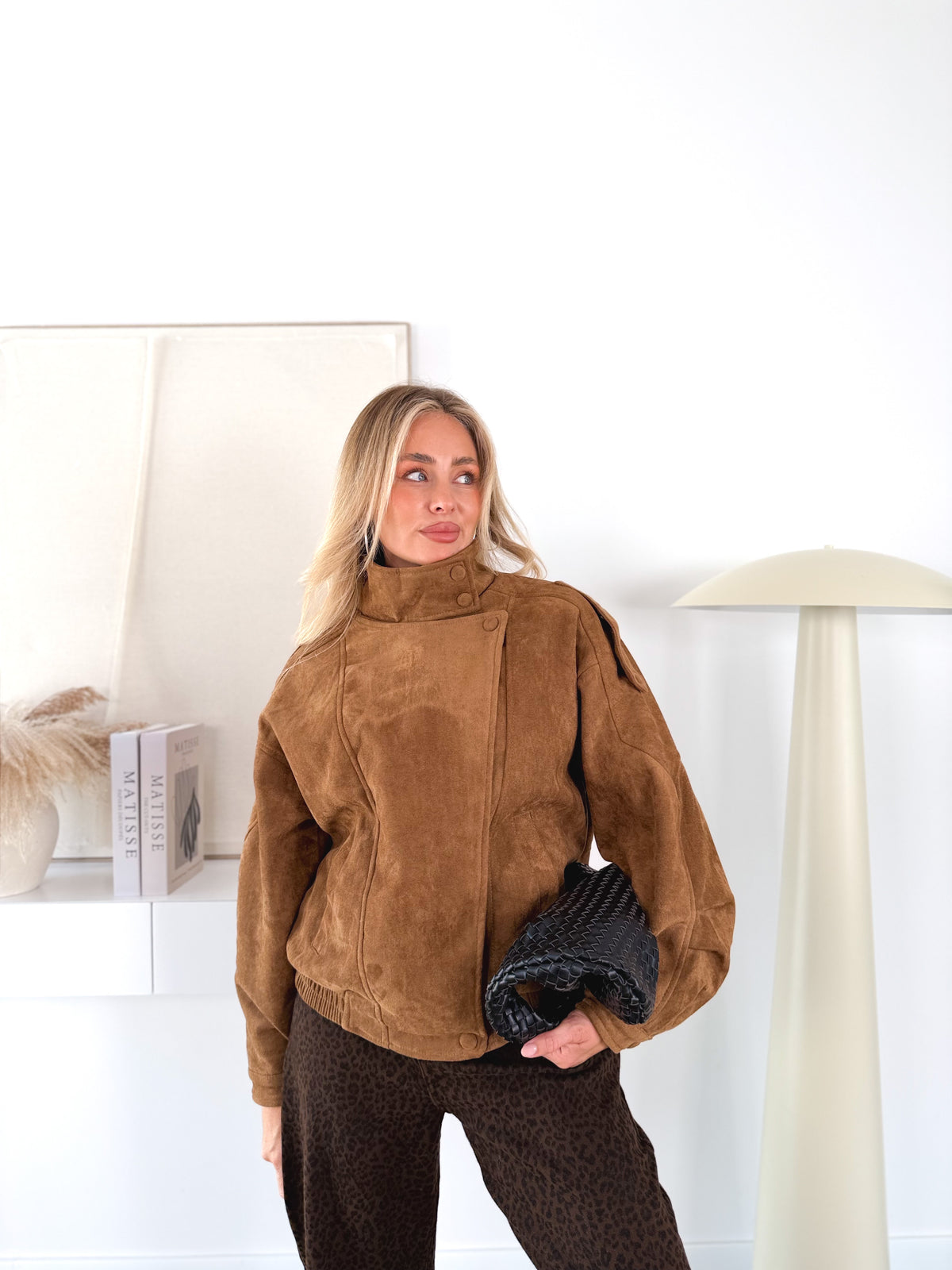 Cazadora Ante Camel