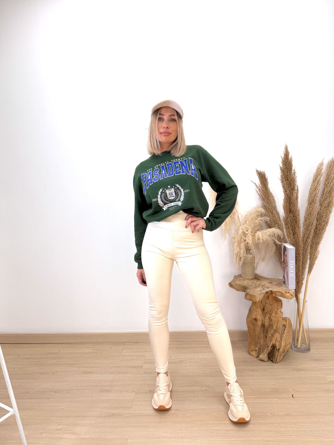 Leggins polipiel beige