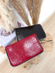 Bandolera polipiel tachas