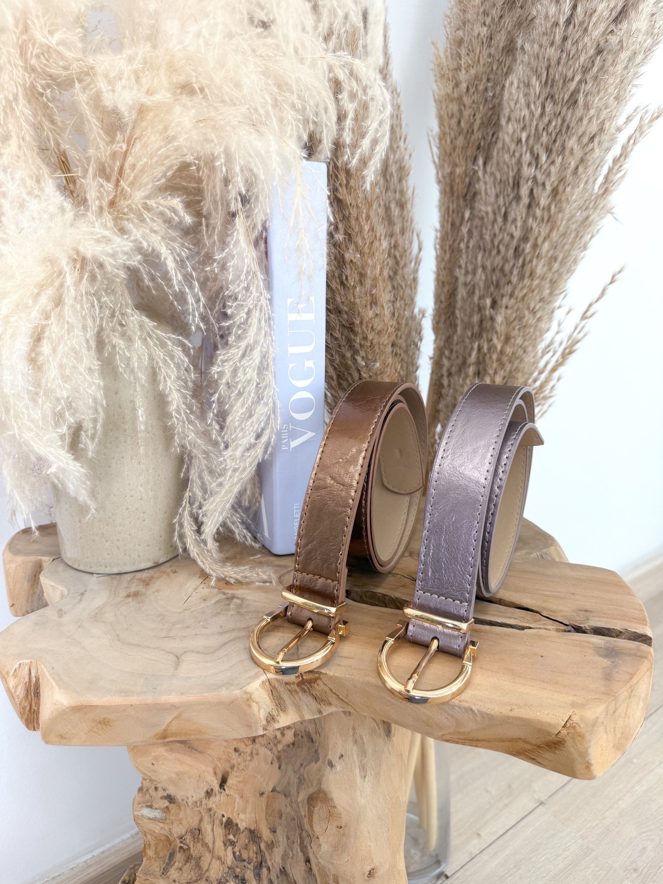 Cinturón hebilla luna