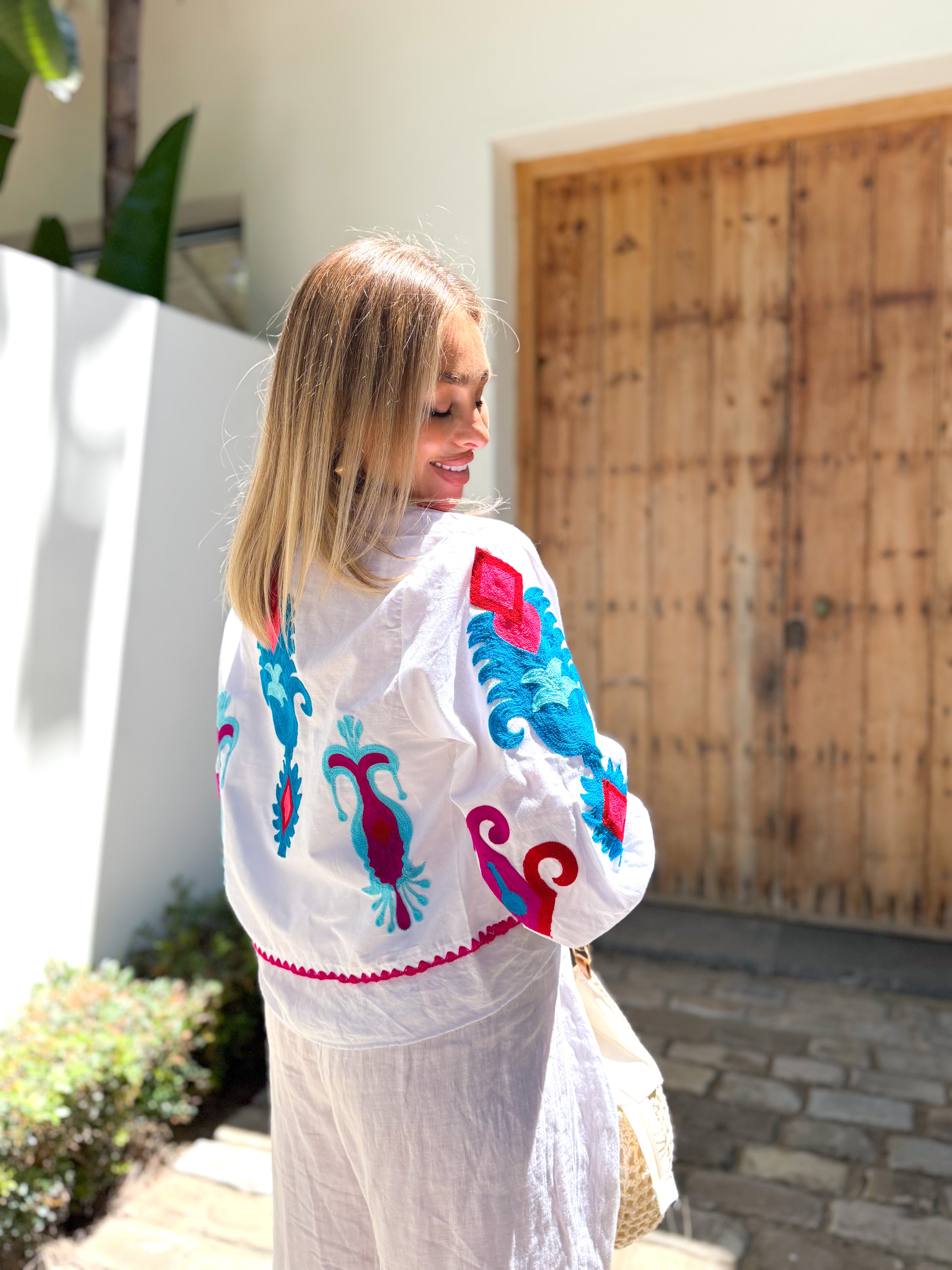 Chaqueta Kalamy Blanca