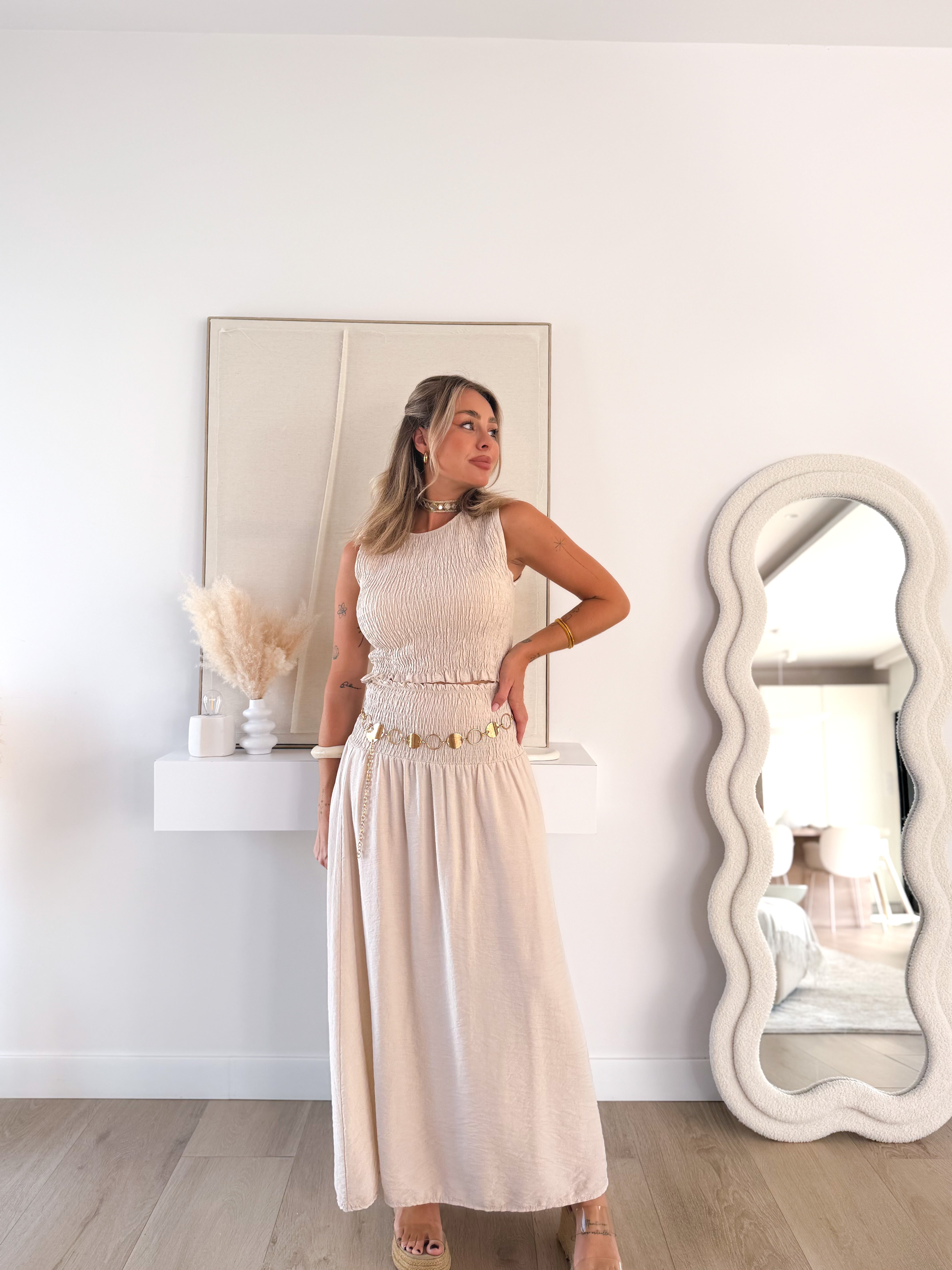 Conjunto Mayda beige