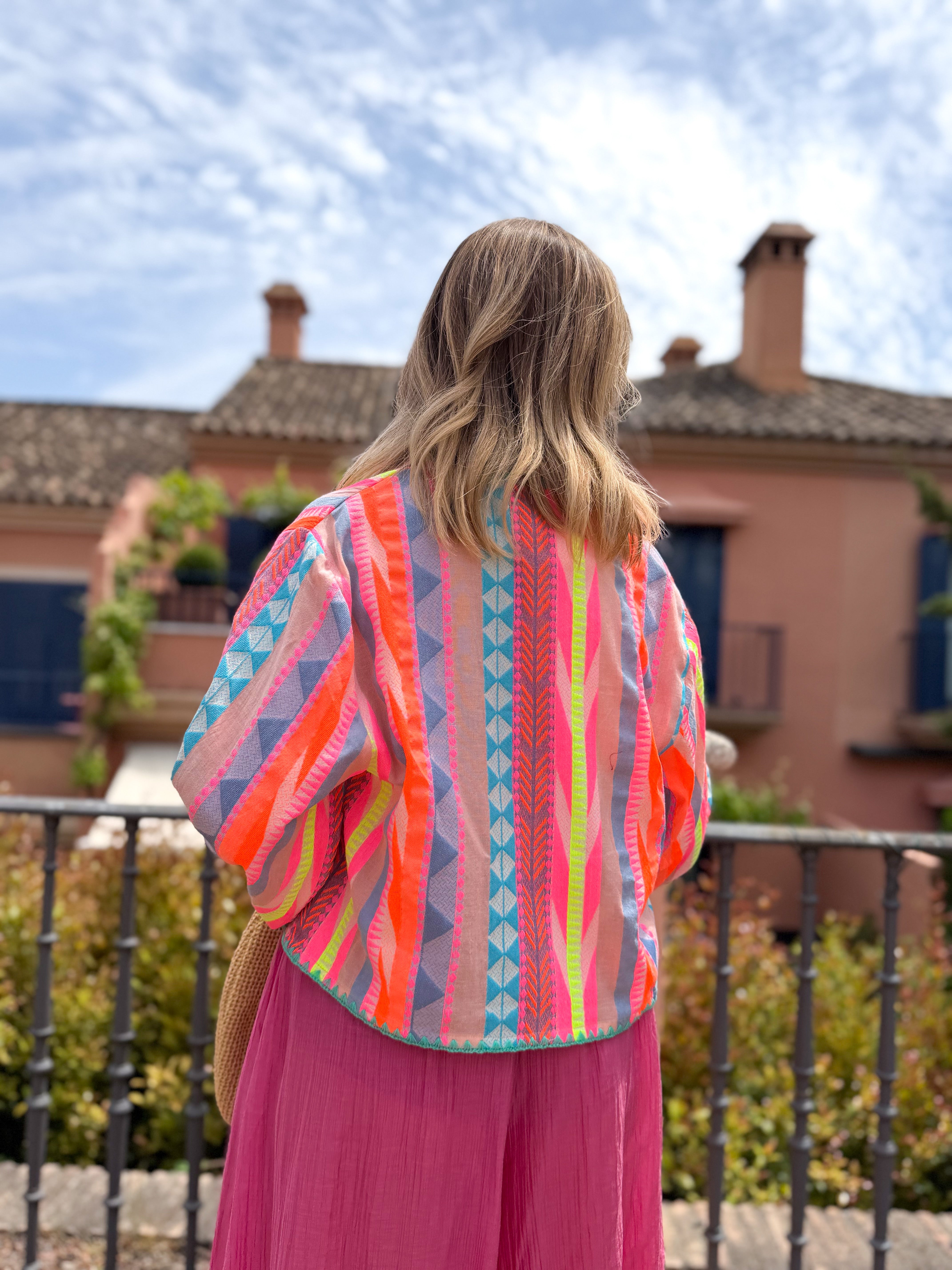 Chaqueta Kalamy Étnica multi