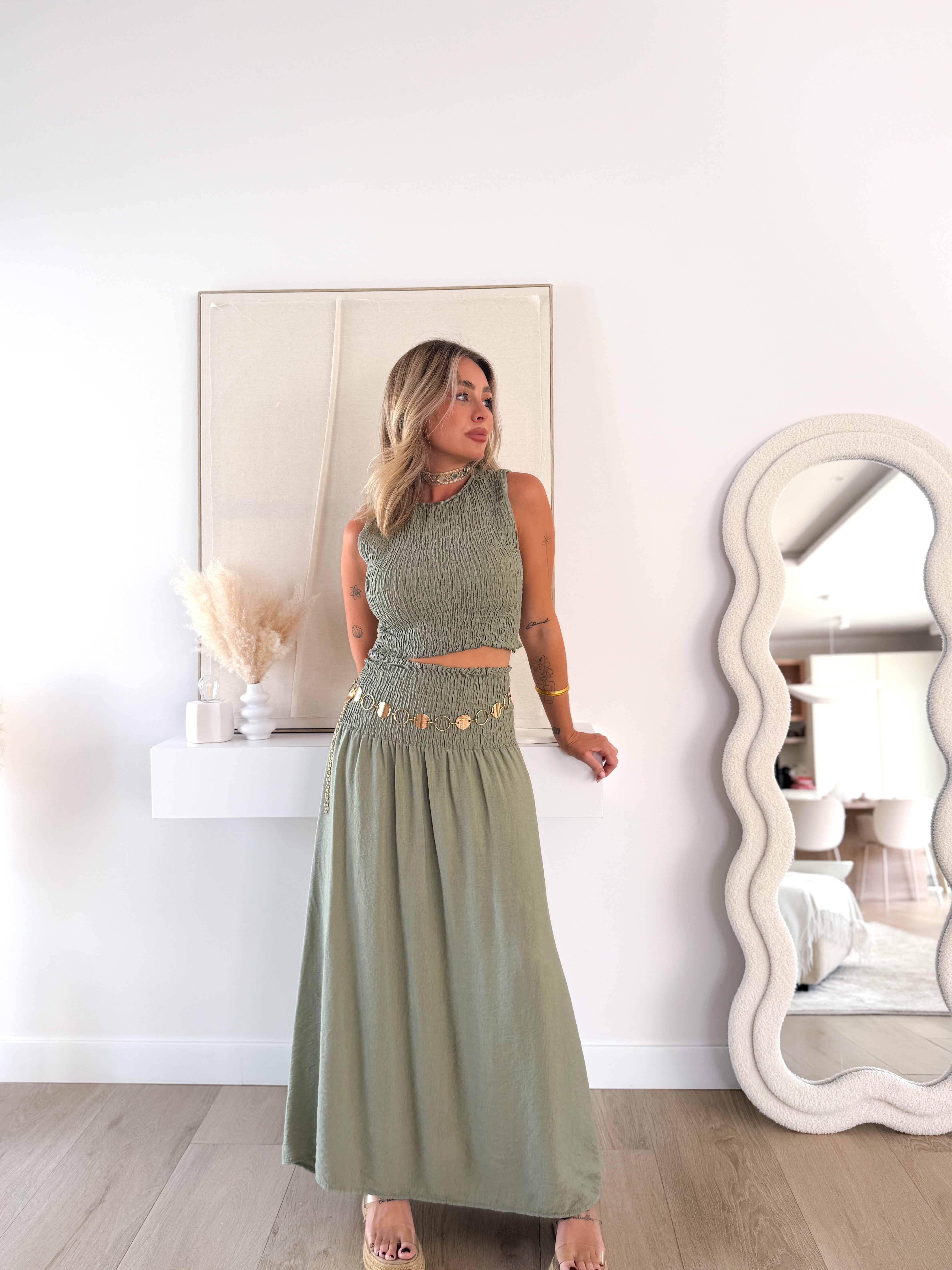 Conjunto Mayda verde