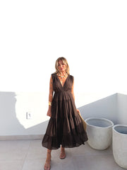 Vestido Martella choco