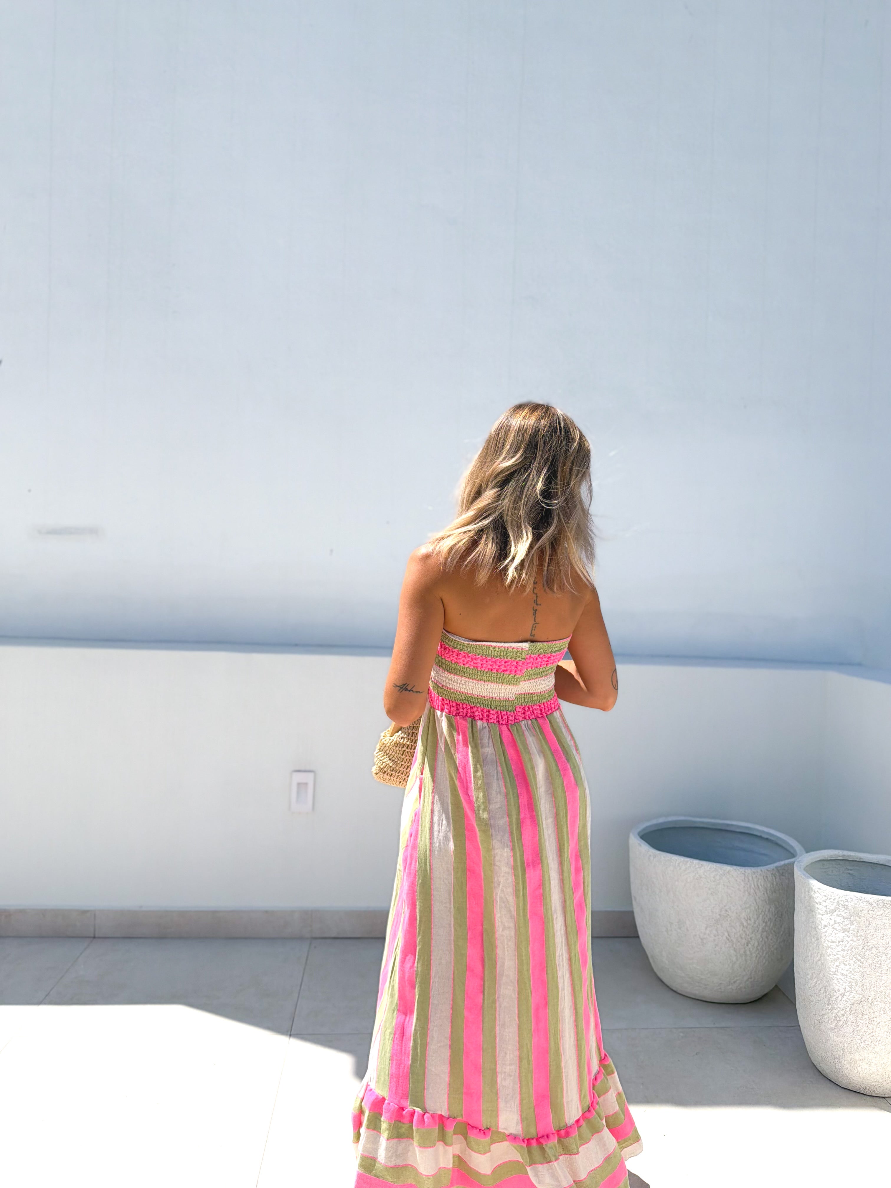 Vestido Menorca lima