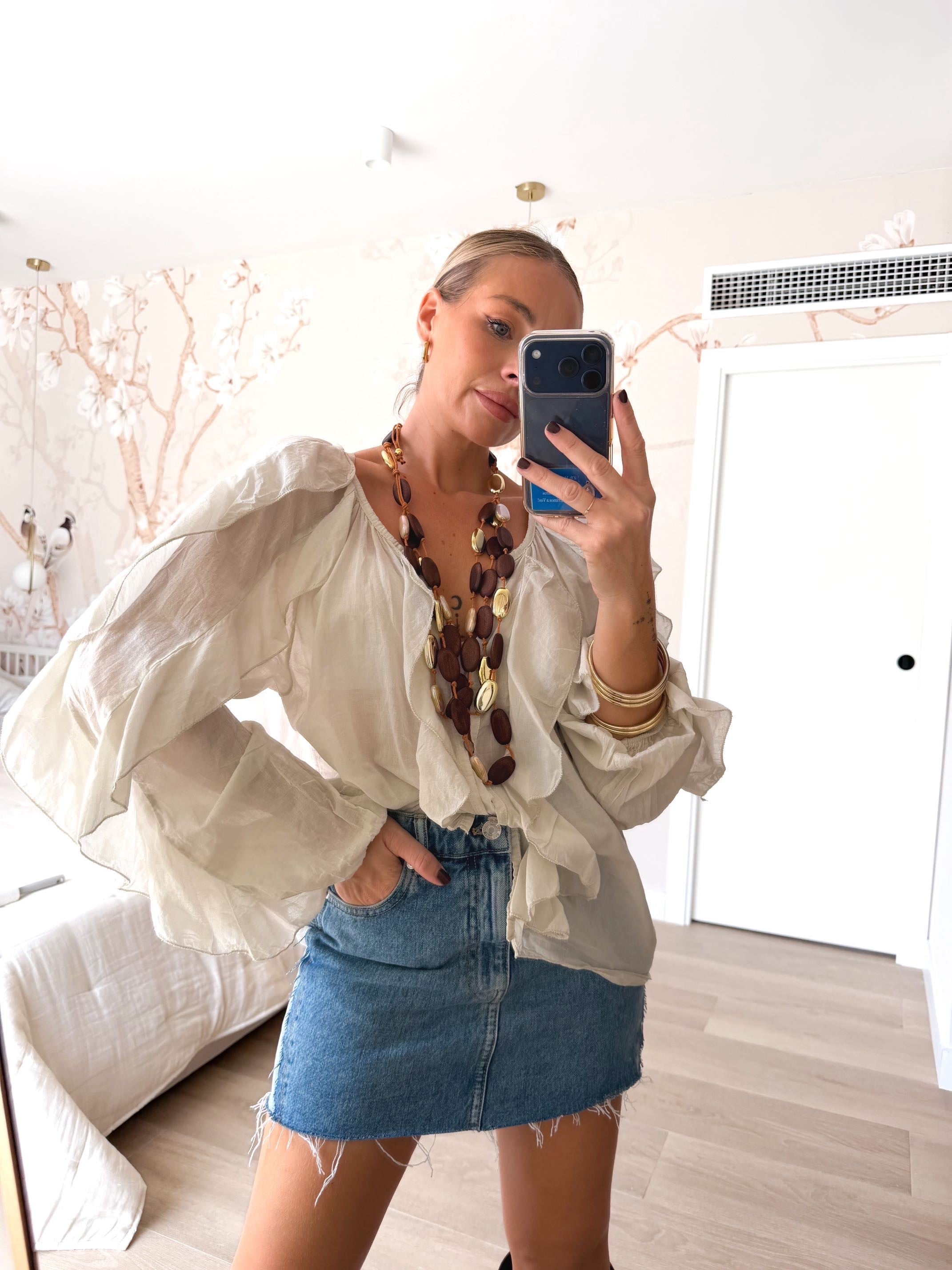 Blusa ANDRETTE beige