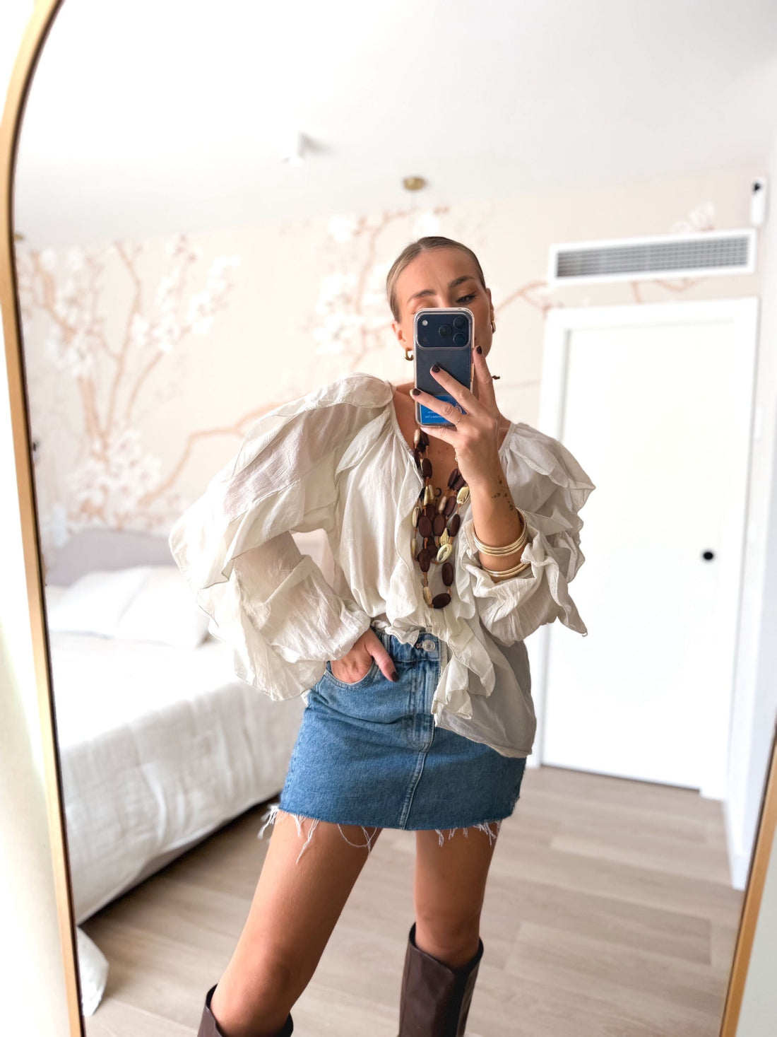 Blusa ANDRETTE beige