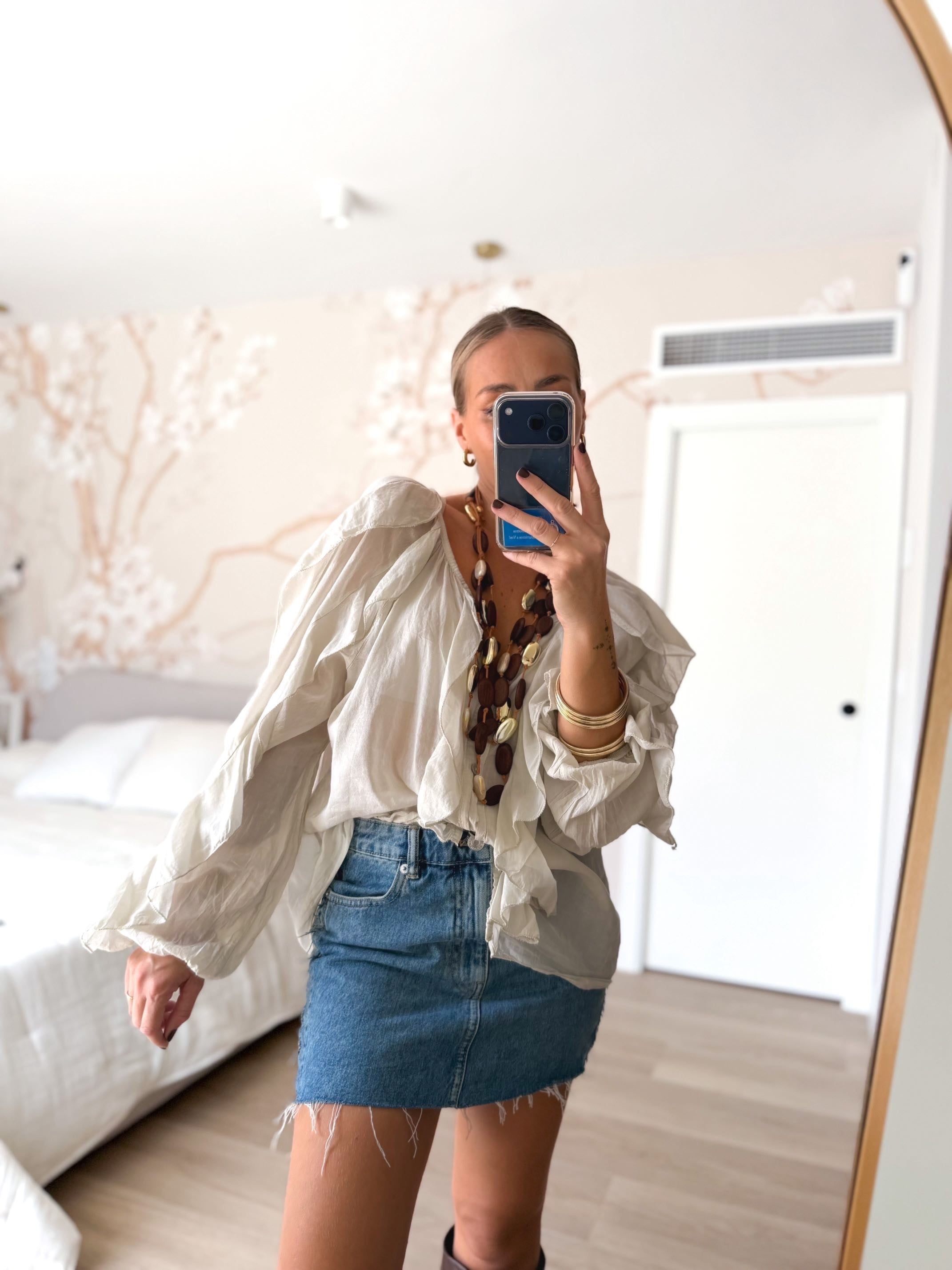 Blusa ANDRETTE beige