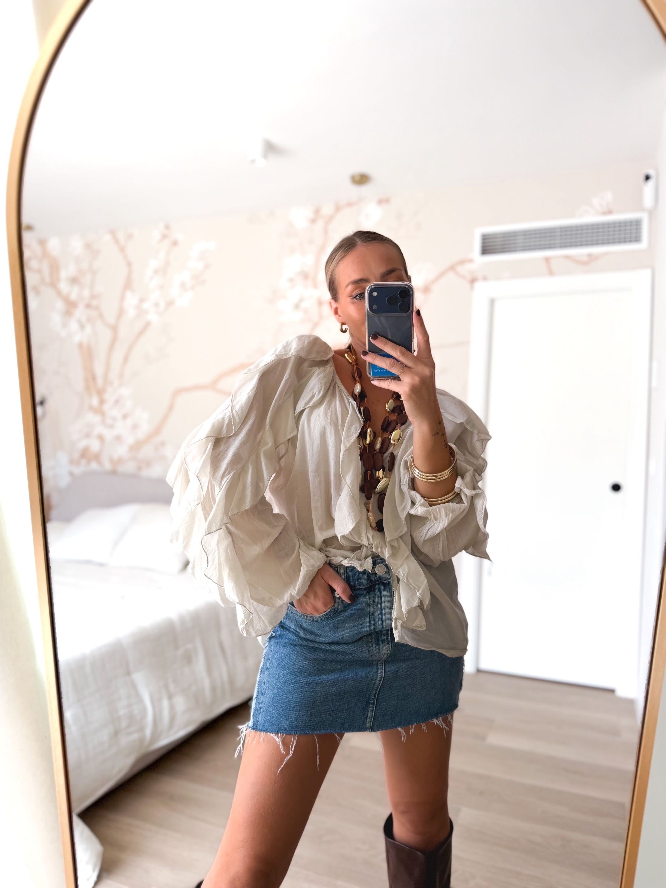 Blusa ANDRETTE beige