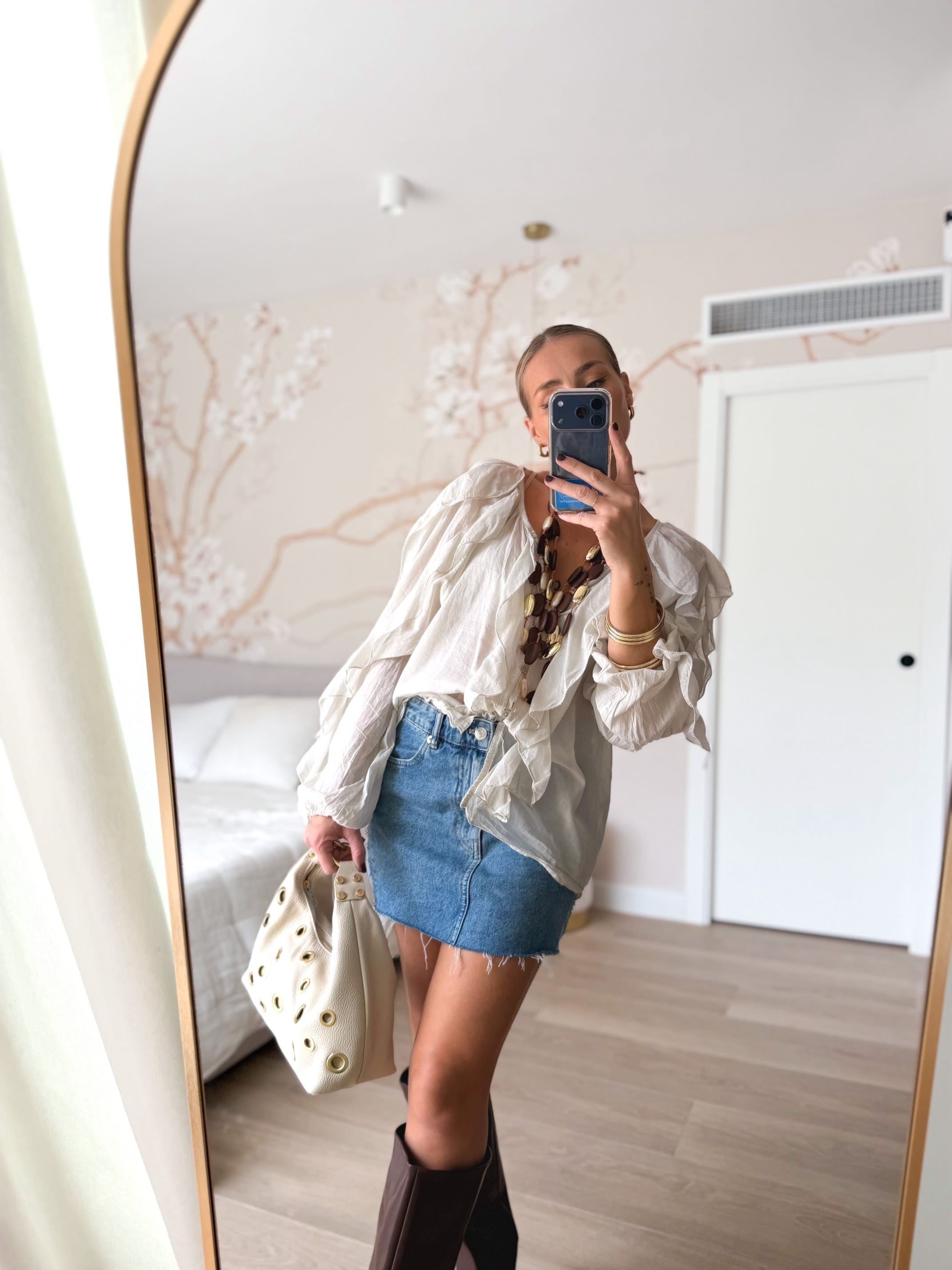 Blusa ANDRETTE beige