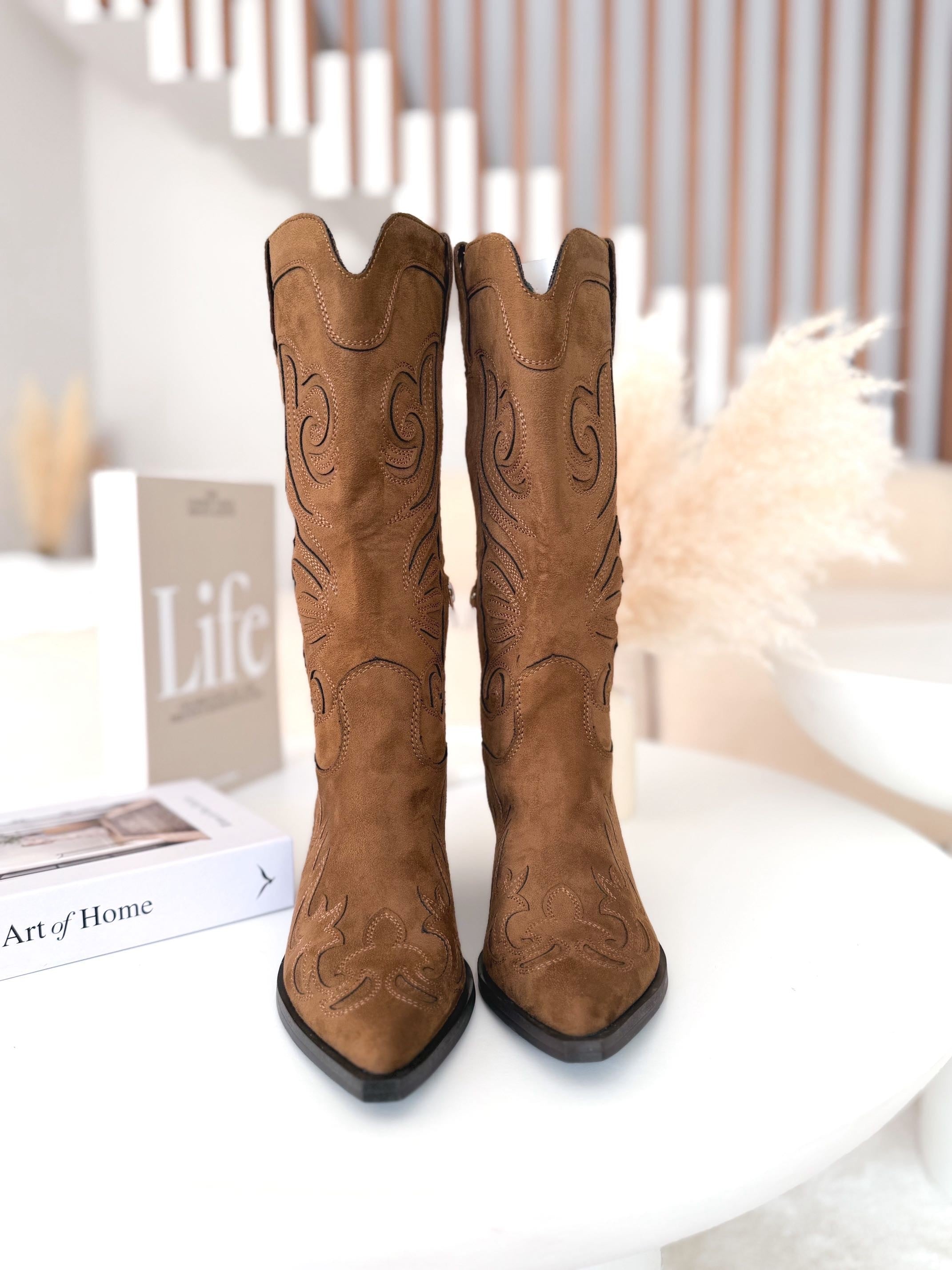 Botas Cowboy camel