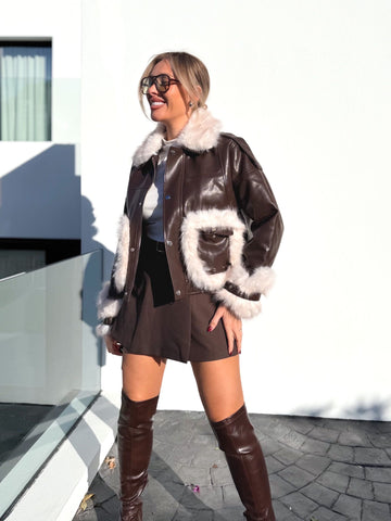 Cazadora OSAKA marrón