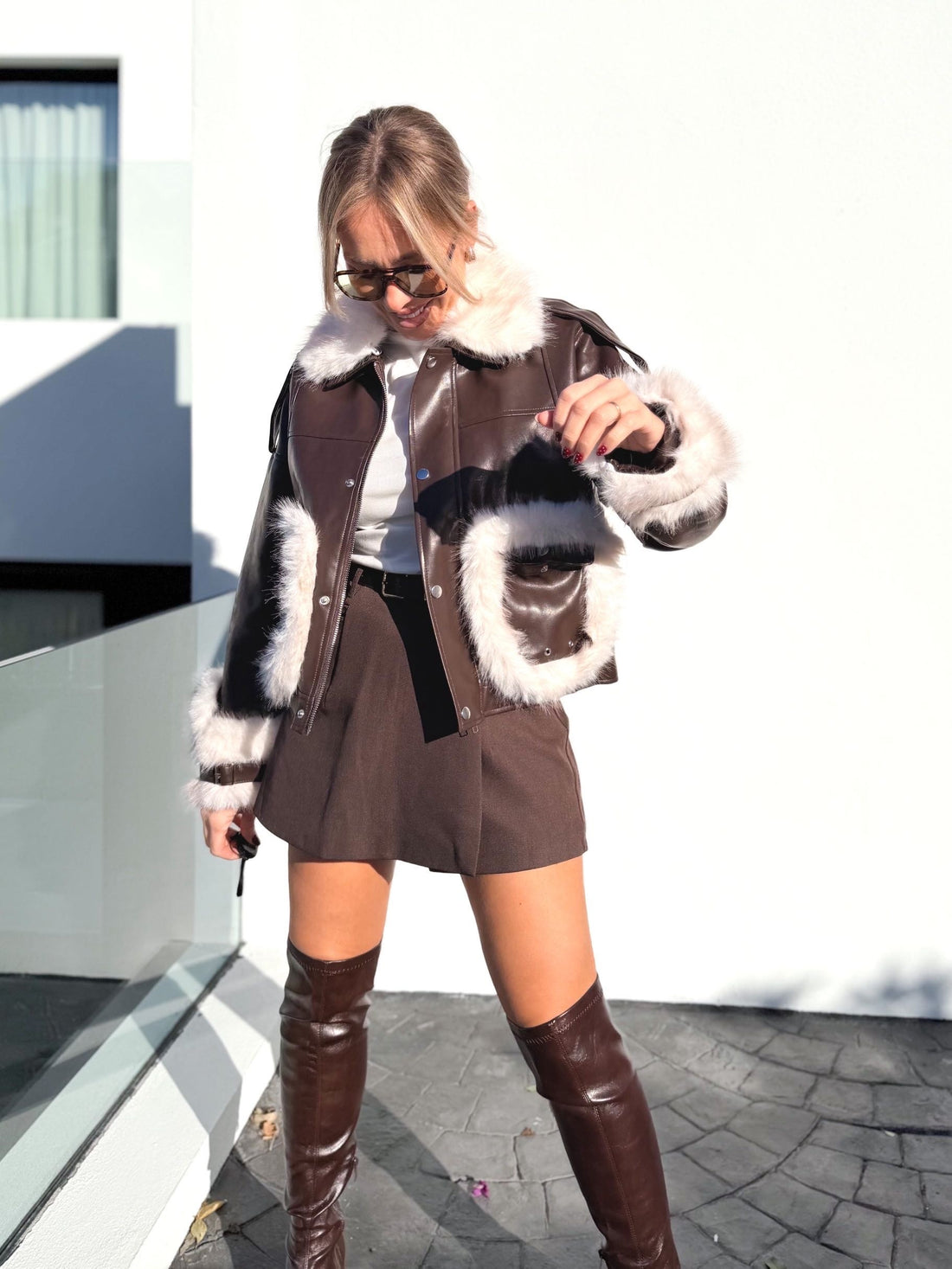 Cazadora OSAKA marrón