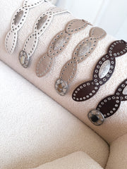 Cinturon perforado chapas