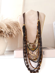 Collar saba marrón