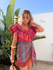 Blusa Aura Coral