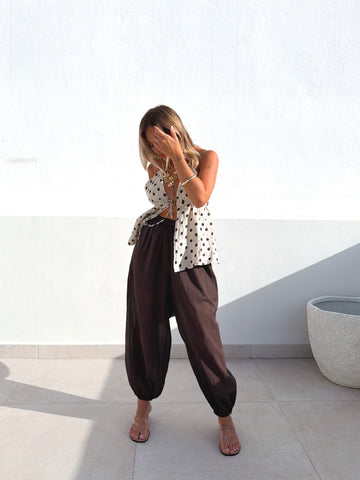 Pantalón bombacho Choco