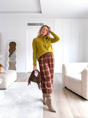 Pantalón bombacho estampado