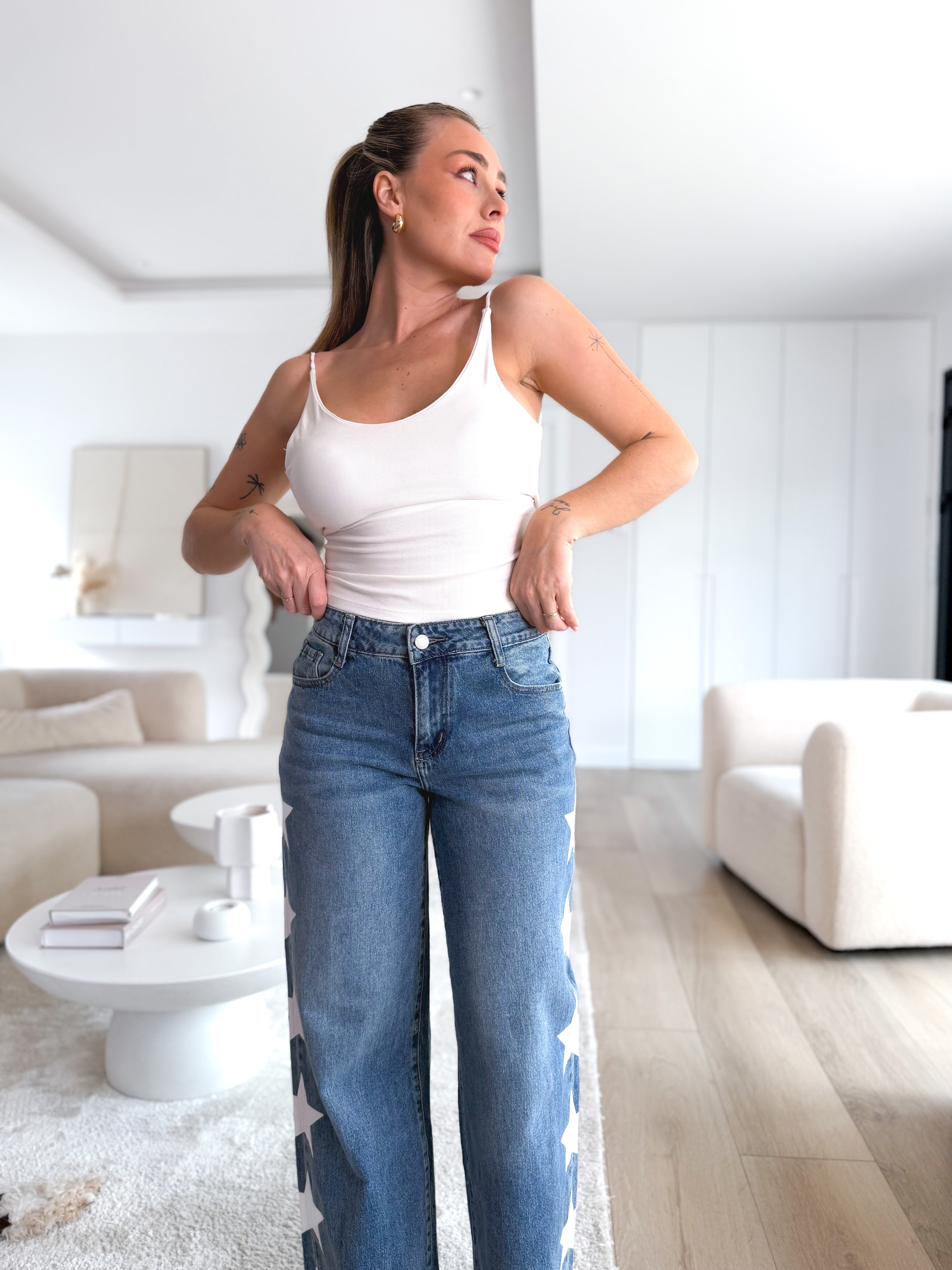 Denim low fit STARS