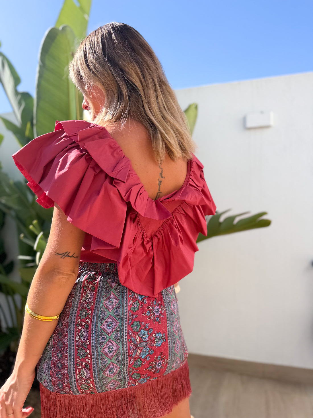 Blusa Aura Coral