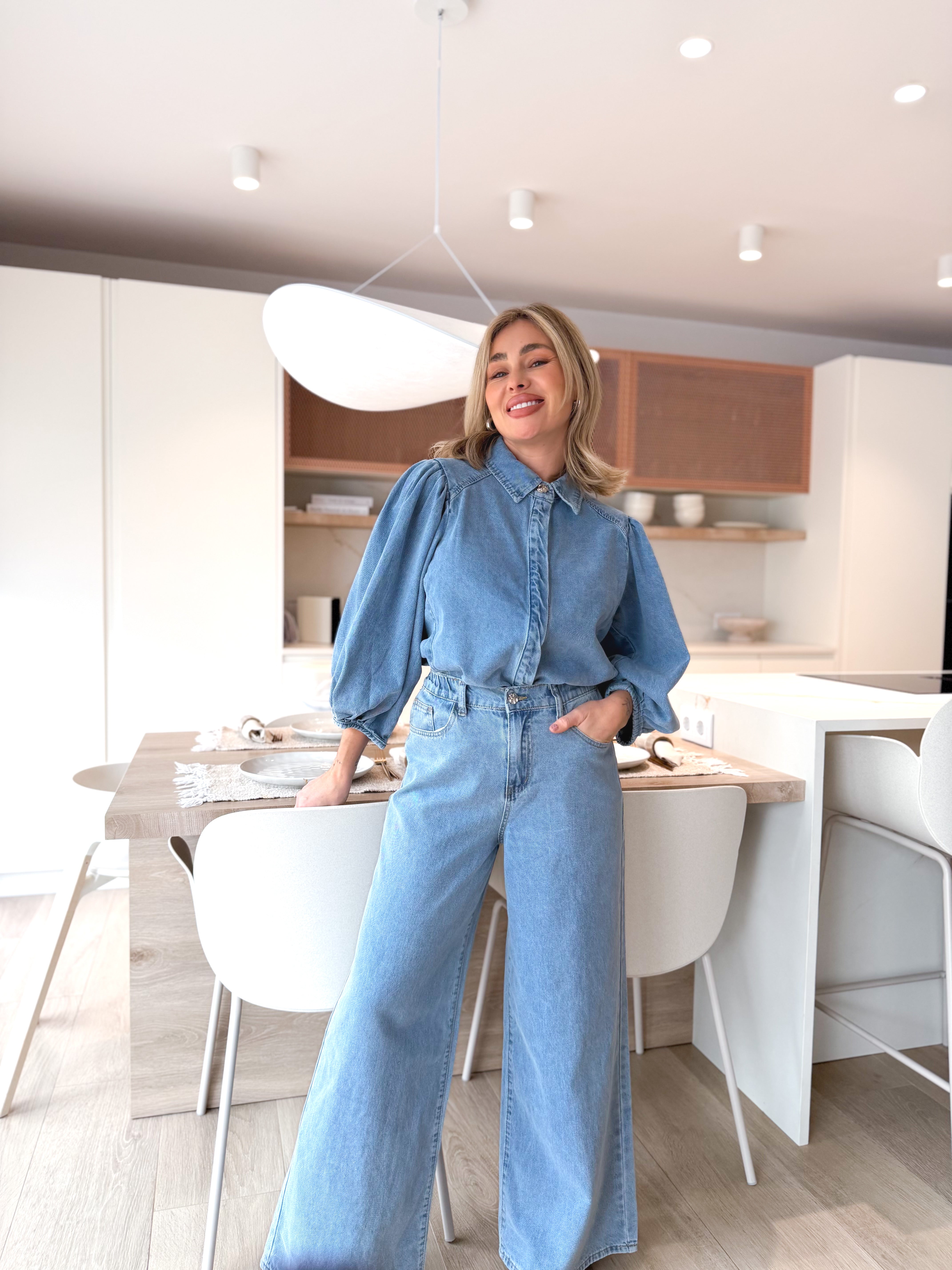Pantalón denim Amelie