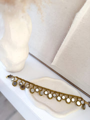 Choker espejos redondo