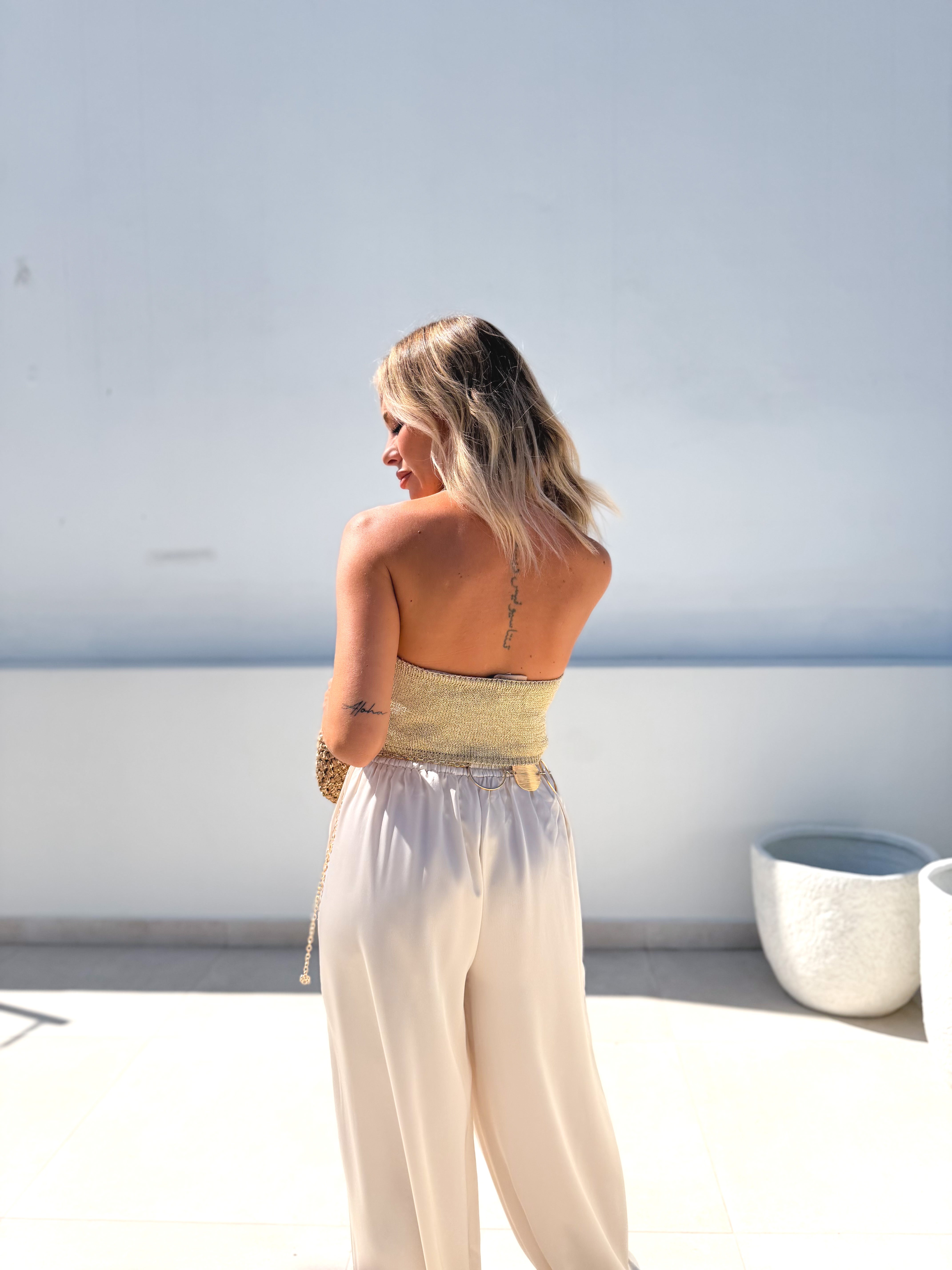 Top dorado halter